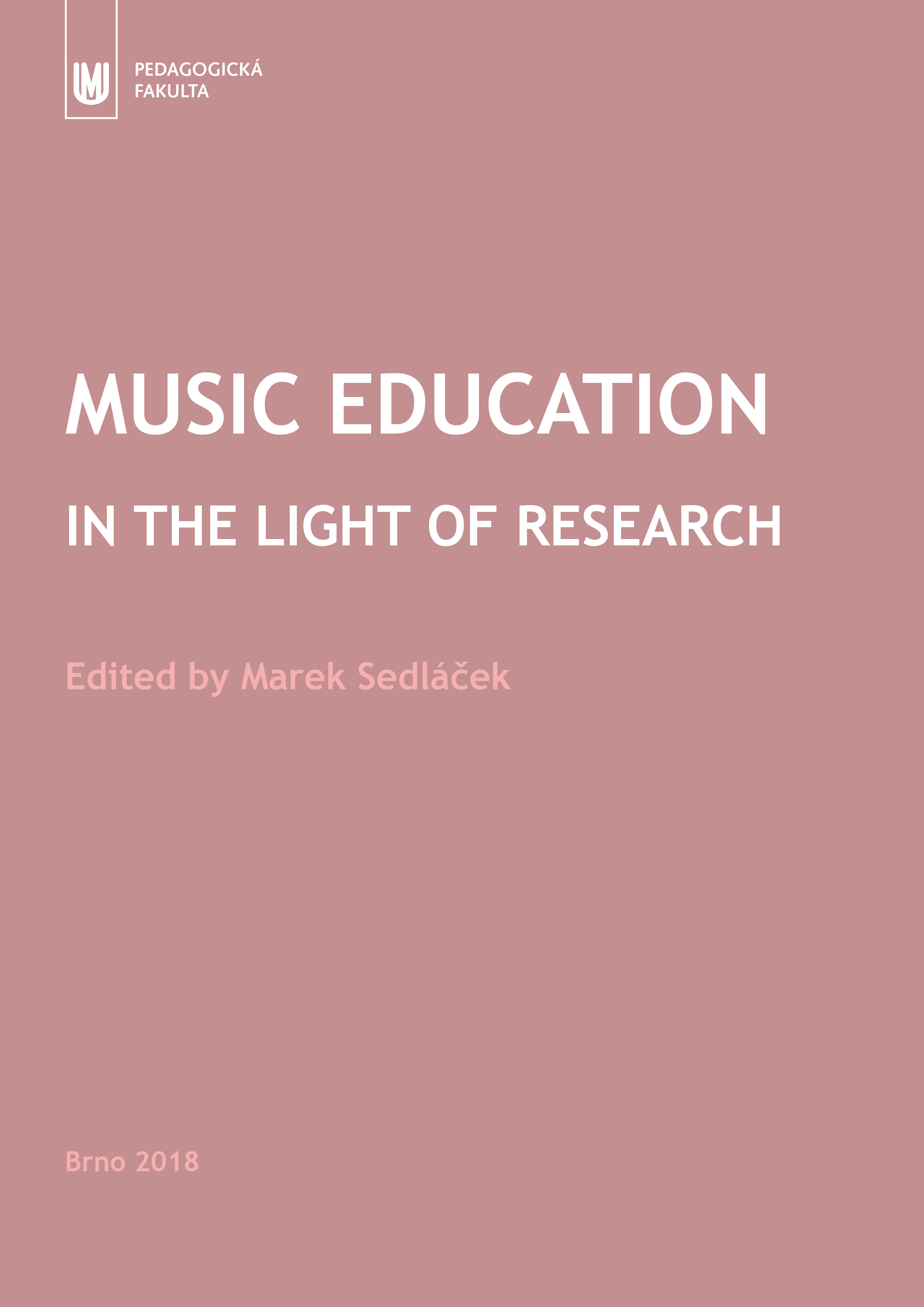 Obálka pro Music Education in the Light of Research