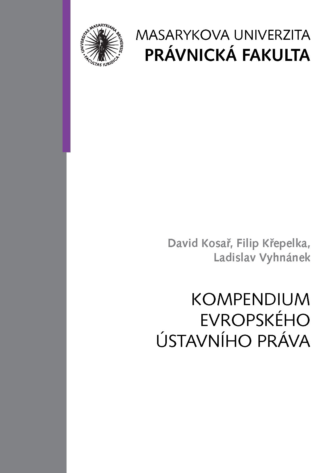 Obálka pro Kompendium evropského ústavního práva