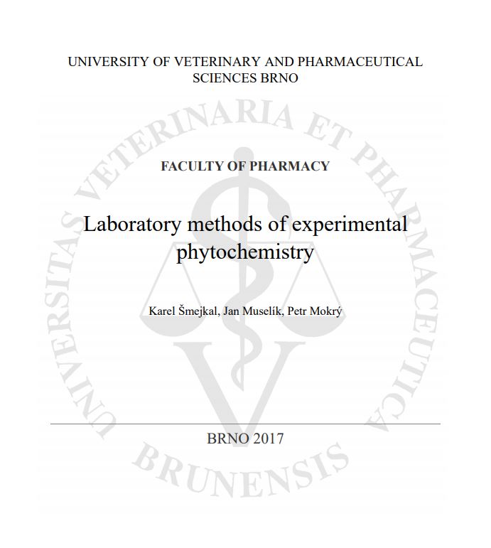 Obálka pro Laboratory methods of experimental phytochemistry