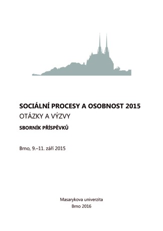 Obálka pro Sociální procesy a osobnost 2015. Otázky a výzvy. Sborník příspěvků