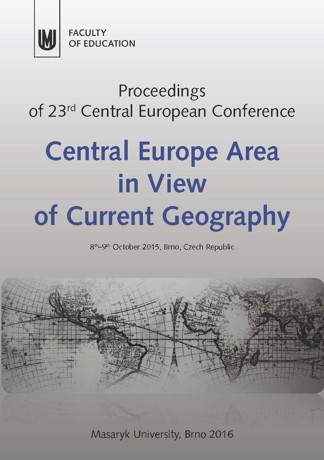 Obálka pro Central Europe Area in View of Current Geography. Proceedings of 23rd Central European Conference