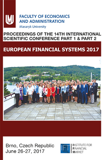 Obálka pro European Financial Systems 2017