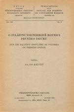 O zvláštní Volterrově rovnici prvníh druhu/Sur une équation singulière de volterra de première espèce (Cover image)