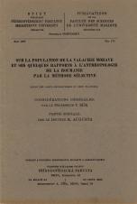 Související publikace: Sur la population de la Valachie morave et des quelques rapports a l’anthropologie de Roumanie de la méthode sélective : avec une carte géographique et deux planches