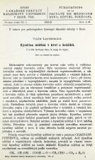 Kyselina mléčná v krvi u králíků / L’acide lactique dans le sang du lapin (Cover image)