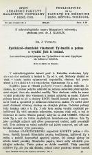 Fysikálně-chemické vlastnosti Ty-bacilů a pokus o využití jich k isolaci / Les caracteres physicochemiques des Ty-bacilles et un essai d’appliquer ces mêmes à l’isolation (Cover image)