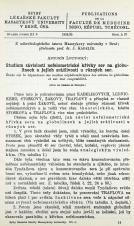 Související publikace: Studium závislosti nefelometrické křivky ser na globulinech a jejich srážlivosti u různých ser / Étudé sur la dépendance des courbes néphélométriques des sérums de globuline et sur leur coagulabilité