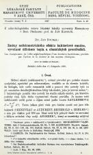 Změny nefelometrického efektu bakteriové emulse, vyvolané účinkem tepla a chemických prostředků / Les changements de l’effet néphélométrique d’unne émulsion bactérienne, produits par l’action de la chaleur et des moyens chimiques (Cover image)