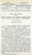 Související publikace: Studium oxyheminu z krve člověka a domácích zvířat / Étude sur l’oxyhemin du sang de l’homme et des animaux domestiques