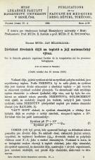 Související publikace: Závislost životních dějů na teplotě a její matematický výraz / Sur la formule générale exprimant l’action de la température sur les processus biologiques