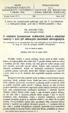 O změnách koncentrace vodíkových jontů a alkalické reservy v krvi při některých chorobách chirurgických / Les variations de la concentration des ions hydrogène et de la réserve alkaline du sang au cours de quelques maladies chirurgicales (Cover image)