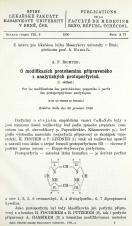 O modifikacích protoheminu připraveného z analytických protoporfyrinů : (I. sdělení) / Sur les modifications des protohémines préparées à partir des protoporphyrines analytiques (Cover image)