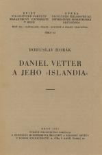 Daniel Vetter a jeho "Islandia" (Cover image)