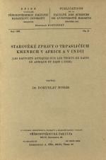 Související publikace: Starověké zprávy o trpasličích kmenech v Africe a v Indii