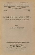 Související publikace: Studie o inteligenci kočky. I.