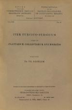 Iter Turcico-Persicum. Pars III, Plantarum collectarum enumeratio (Cover image)