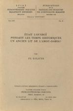 Était l’Ousboï pendant les temps historiques un ancien lit de l’Amou-Daria? (Cover image)