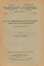 Související publikace: Sur les correspondances analytiques entre deux plans projectifs. Deuxiéme partie