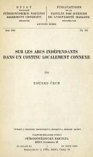 Sur les arcs indépendants dans un continu localement connexe (Cover image)