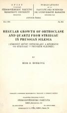 Regular growth of orthoclase and quartz from Striegau in Prussian Silesia (Cover image)