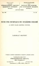 Sur une surface du sixième degré (Cover image)