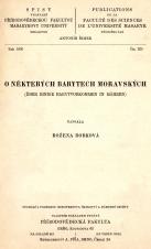 O některých barytech moravských (Cover image)