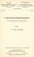 O difusních potenciálech IV. (Cover image)