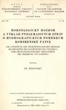 Morfologický rozbor a výklad Ptolemaiových zpráv o hydrografických poměrech komárenské pánve (Cover image)