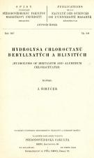 Související publikace: Hydrolysa chloroctanů beryllnatých a hlinitých