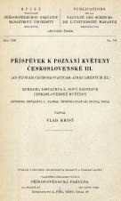 Související publikace: Příspěvek k poznání květeny Československé III : Ephedra distachya L, nový zástupce československé květeny