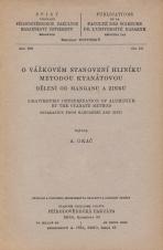 Související publikace: O vážkovém stanovení hliníku metodou kyanátovou : dělení od manganu a zinku