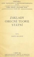 Základy obecné teorie státní (Cover image)