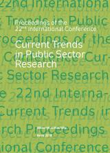 Current Trends in Public Sector Research. Proceedings of the 22nd International Conference (Cover image)