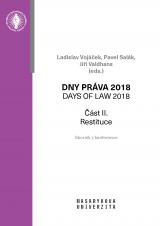 Dny práva 2018. Restituce (Cover image)