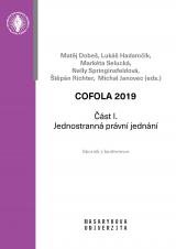 COFOLA 2019. Část I. – Jednostranná právní jednání (Cover image)