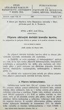 Příprava některých derivátů krevního barviva / La préparation de quelques derivés en partant de la matière colorante du sang (Cover image)