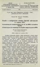Studie o antigenním účinku lipoidů užívaných k reakci BW / Untersuchung der Antigenwirkung der bei der BWR verwendeten Lipoide / L’étude du pouvoir antigénique des lipoides employés pour la BWR (Cover image)
