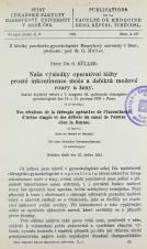 Naše výsledky operativní léčby prosté inkontinence moče a defektů močové roury u ženy / Nos résultats de la thérapie opérative de l’incontinence d’urine simple et des défects du canal de l’urètre chez la femme : značně doplněný referát z V. kongresu čsl. společnosti chirurgicko-gynaekologické dne 14. a 15. prosince 1929 v Praze (Cover image)