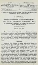 Související publikace: Vzdornost háďátka octového (Anguillula aceti Ehrbg.) k rozdílům osmotického tlaku / La résistance de l’anguillule de vinaigre aux différences de la pression osmotique ; Trvaní života háďátka octového (Anguillula aceti) a nítěnky (Tubifex rivulorum) v prostředí o různém pH / La survie de l’anguillule de vinaigre (Anguillula aceti) et du tubifex (Tubifex rivulorum) dans un milieu à pH varié