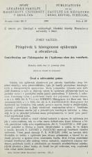 Související publikace: Příspěvek k histogenese epidermis u obratlovců / Contribution sur l’histogenèse de l’épiderme chez des vertébrés