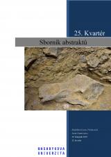 Konference 25. Kvartér. Sborník abstraktů (Cover image)