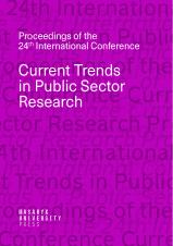 Current Trends in Public Sector Research. Proceedings of the 24th International Conference (Cover image)