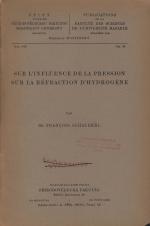 Sur l’influence de la pression sur la réfraction d’hydrogène (Cover image)