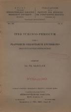 Související publikace: Iter Turcico-Persicum. Pars I, Plantarum collectarum enumeratio (Ranunculaceae-Dipsacaceae)