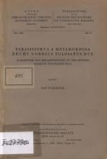 Parisitismus a metamorfosa druhu Gordius tolosanus Duj. (Cover image)