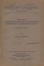 Související publikace: Sur les correspondances analytiques entre deux plans projectifs. Premiere partie