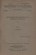 Generis Trigonella L. revisio critica II (Cover image)