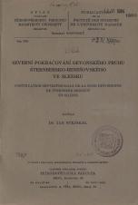 Související publikace: Severní pokračování devonského pruhu šternbersko-benešovského ve Slezsku