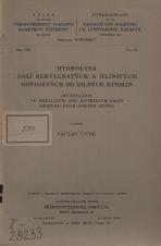 Hydrolysa solí beryllnatých a hlinitých odvozených od silných kyselin (Cover image)