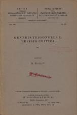 Generis Trigonella L. revisio critica. IV. (Cover image)